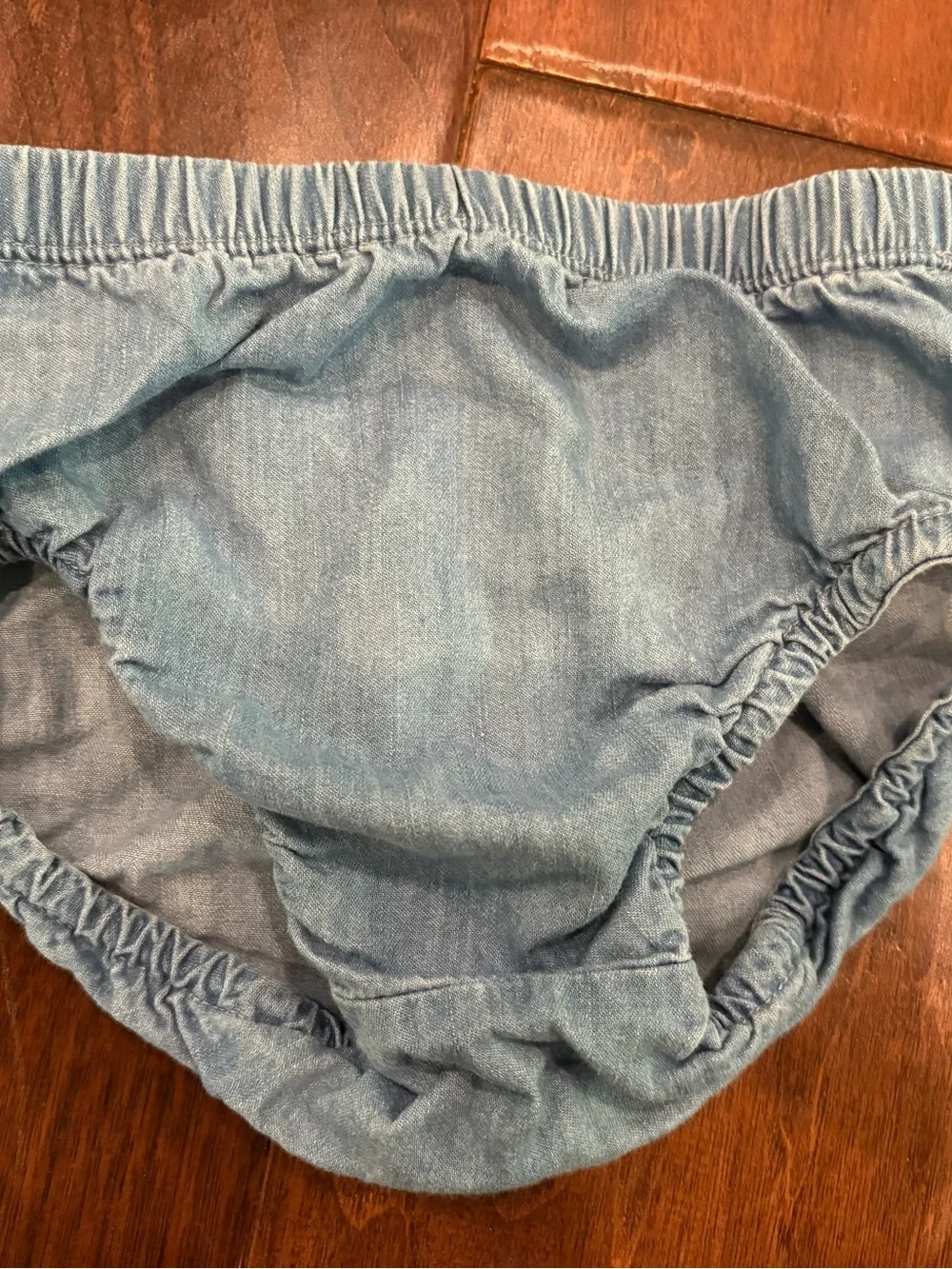 Hanna Andersson Chambray Dress Set - EUC